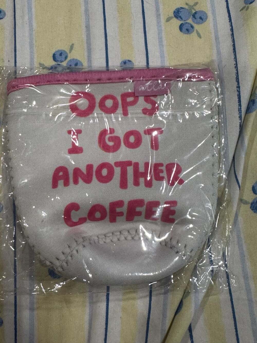 Atla Oops I Got Another Coffee Insulated Iced Coffee Coozie Sleeve